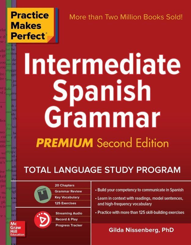 کتاب زبان اسپانیایی اینترمدیت اسپنیش گرامر Practice Makes Perfect Intermediate Spanish Grammar