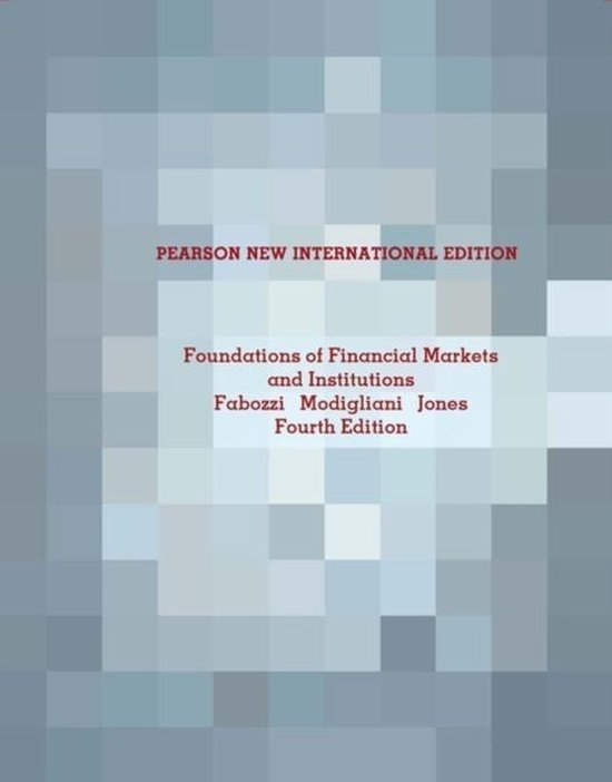 کتاب زبان فوندیشنز آف فایننشیال مارکتس Foundations of Financial Markets and Institutions