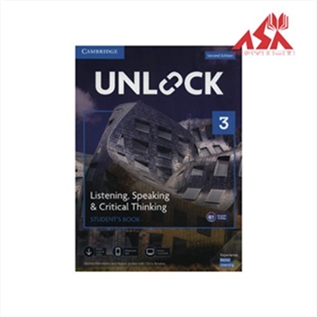 کتاب Unlock 2nd 3 Listening Speaking And Critical Thinking انتشارات کمبریج