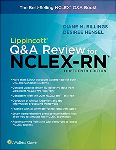 کتاب لیپینکوت کیو اند ای ریویو فور ان سی ال ای ایکس آر ان Lippincott Q&A Review for NCLEX-RN (Lippincott's Review For NCLEX-RN)