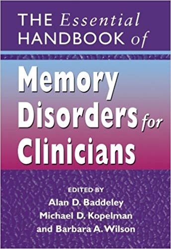 کتاب زبان د اسنشیال هندبوک اف مموری دیس اردرز اThe Essential Handbook of Memory Disorders for Clinicians 2005