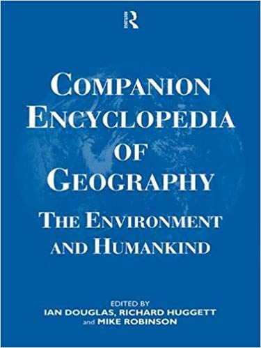 کتاب زبان کامپنیون انسایکلوپدیا اف جئوگرافی Companion Encyclopedia of Geography The Environment and Humankind