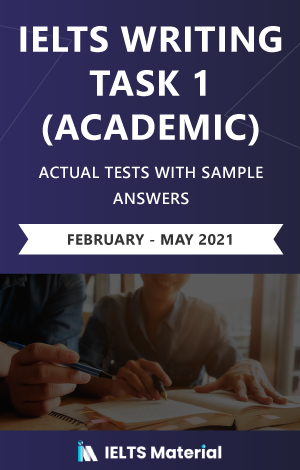 کتاب آیلتس رایتینگ تسک ۱ اکچوال تست فوریه تا می ۲۰۲۱ (IELTS Writing Task 1 Academic Actual Tests (Feb – May