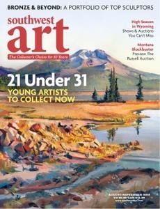 کتاب مجله انگلیسی سوث وست آرت  Southwest Art - August/September 2022