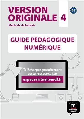 کتاب معلم فرانسوی ورژن اورجینال Version Originale 4 – Guide pedagogique
