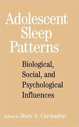 کتاب زبان ادولسنت اسلیپ پترنز Adolescent Sleep Patterns Biological Social and Psychological Influences First Edition Edition