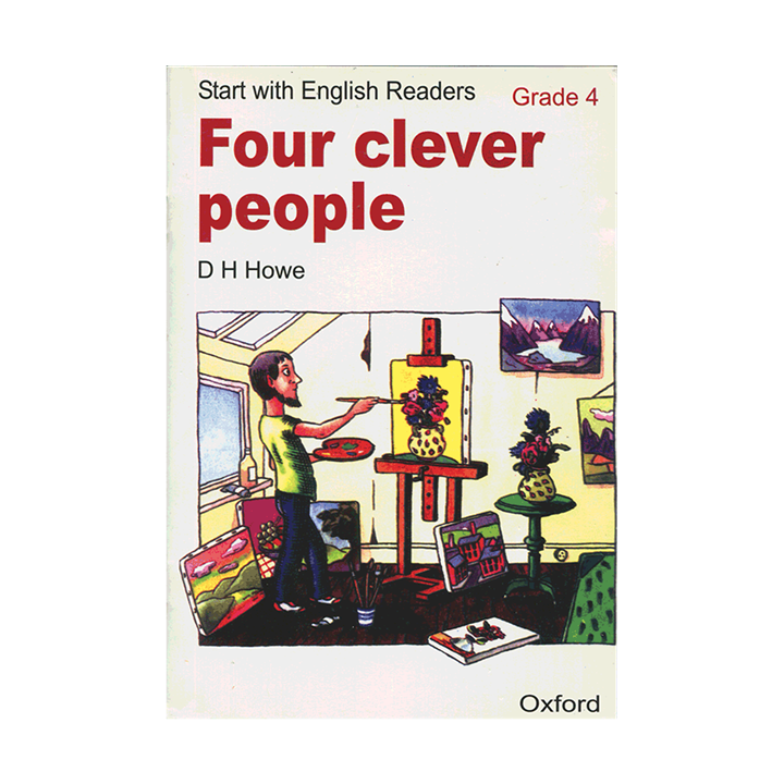 کتاب داستان انگلیسی چهار انسان باهوش Start with English Readers. Grade 4: Four Clever People