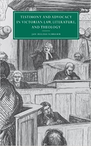 کتاب زبان تستیمونی اند ادوکیسی Testimony and Advocacy in Victorian Law Literature and Theology