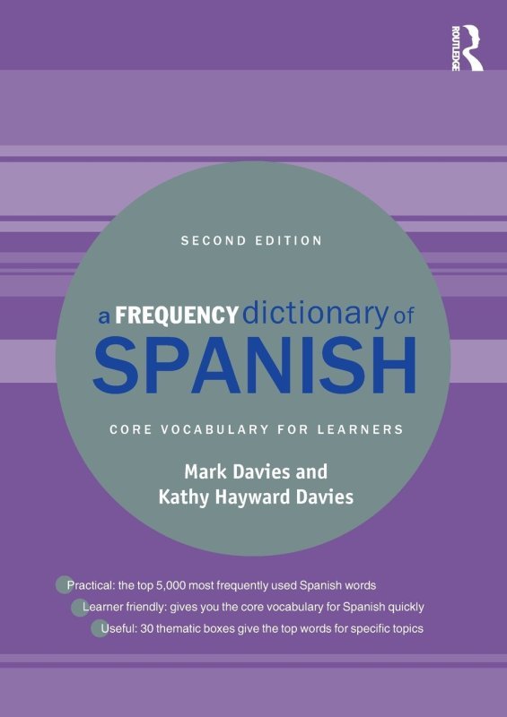کتاب زبان اسپانیایی ا فریکوئنسی دیکشنری اف اسپنیش A Frequency Dictionary of Spanish