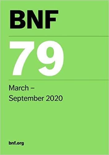 کتاب بی ان اف 79 BNF 79 British National Formulary March 2020 79th Revised edition