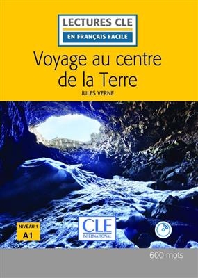 کتاب داستان فرانسوی سفر به مرکز زمین Voyage au centre de la Terre - Niveau 1/A1 - 2eme edition