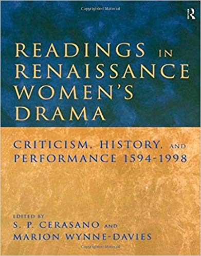 کتاب زبان ریدینگ این رنسانس ومنز دراما Readings in Renaissance Womens Drama Criticism History and Performance