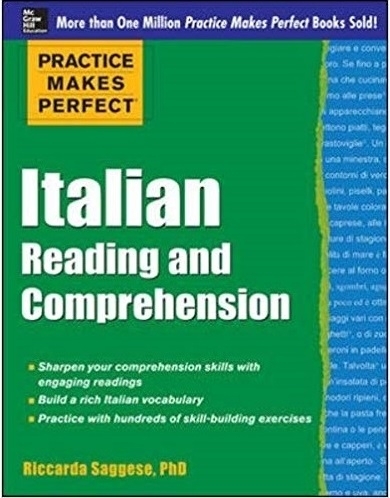 کتاب ایتالیایی ایتالین ریدینگ اند کامپرهنشن Practice Makes Perfect Italian Reading and Comprehension