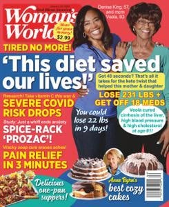 کتاب مجله انگلیسی ومنز ورد یو اس ای Woman's World USA - January 24, 2022
