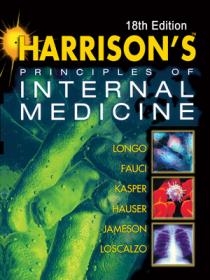کتاب زبان هریسونز پرینسیپلز اف اینترنال مدیسین Harrisons Principles of Internal Medicine vol 1 18th Edition 2012