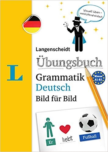 کتاب آلمانی لانگنشایت اوبونگز بوخ گراماتیک Langenscheidt Uebungsbuch Grammatik Deutsch Bild fuer Bild