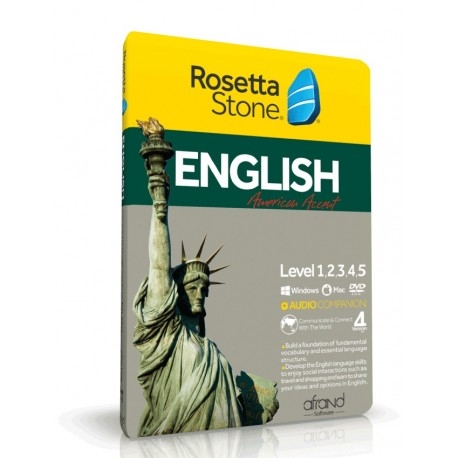 خودآموز زبان انگلیسی امریکن رزتا استون افرند ROSETTA STONE ENGLISH AMERICAN ACCENT