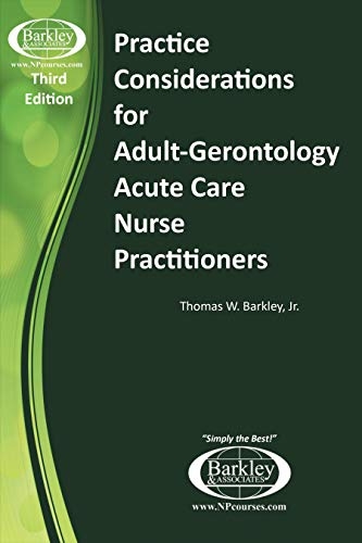 کتاب پرکتیس کانسیدریشنز فور نرس Practice Considerations for Nurse Practitioners in Acute Care, 3rd Edition