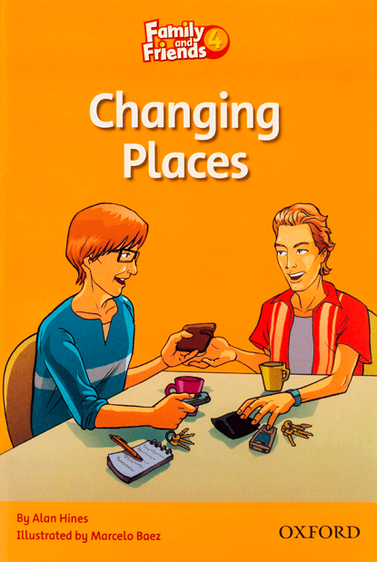کتاب داستان انگلیسی فمیلی اند فرندز تغییر مکان Family and Friends Readers 4 Changing Places