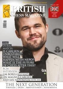 کتاب مجله انگلیسی بریتیش چس مگزین  British Chess Magazine - Issue 145, January 2022