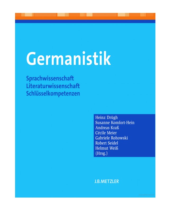 کتاب آلمانی جرمانیستیک Germanistik Sprachwissenschaft Literaturwissenschaft Schlusselkompetenzen