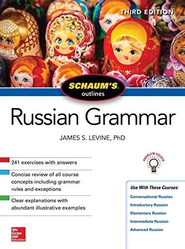 کتاب گرامر روسی شاومز اوت لاین آف راشن گرامر Schaums Outline of Russian Grammar Third Edition