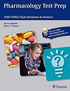 کتاب فارماکولوژی تست پرپ Pharmacology Test Prep 1500 USMLE Style Questions & Answers