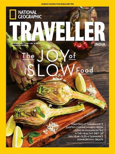 کتاب مجله انگلیسی نشنال جئوگرافیک National Geographic Traveller India – May/June 2022