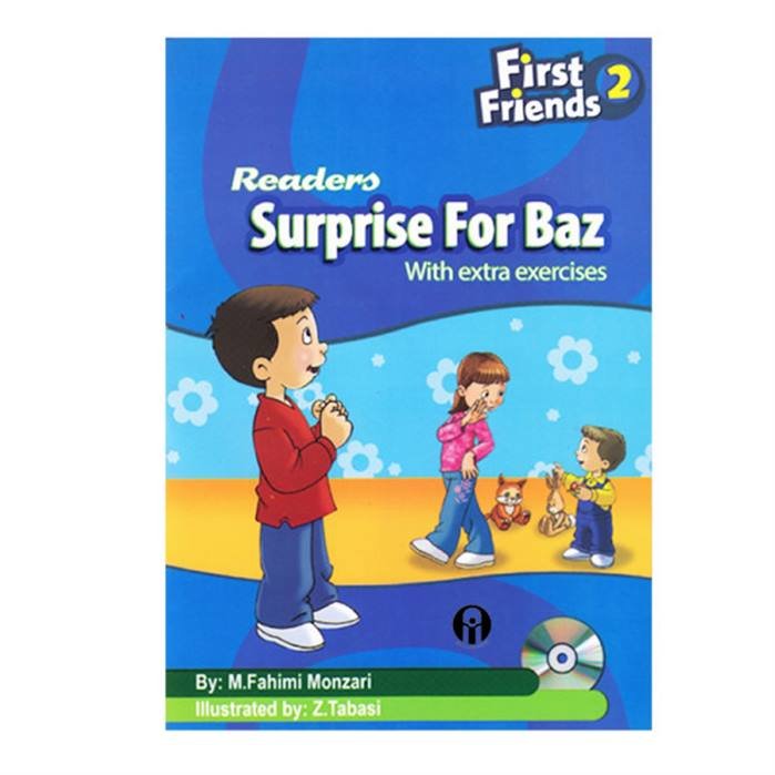کتاب داستان فرست فرندز سورپرایز برای باز First Friends 2 Readers Surprise For Baz