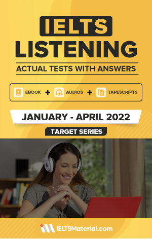 کتاب آیلتس لیسنینگ اکچوال تست ژانویه تا آپریل IELTS Listening Recent Actual Tests (January-April 2022)