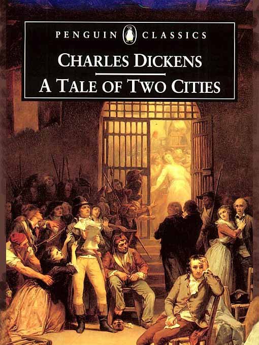 کتاب رمان انگلیسی داستان دو شهر A Tale of Two Cities اثر چارلز دیکنز Charles Dickens